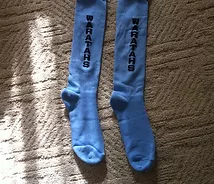 blue sports socks