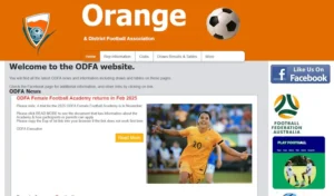 Orange & District Football Association website